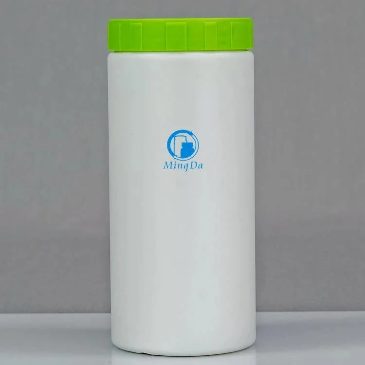 Wide Mouth HDPE Cylindrical Bottle Medicine Plastic Bottle with Plastic Cap