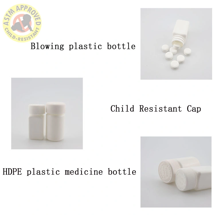 Wholesale Safe 120ml Vitamin Bottle Colorful Custom CR Cap HDPE Plastic Packaging Pill Medicine Plastic Bottle Plastic Jar