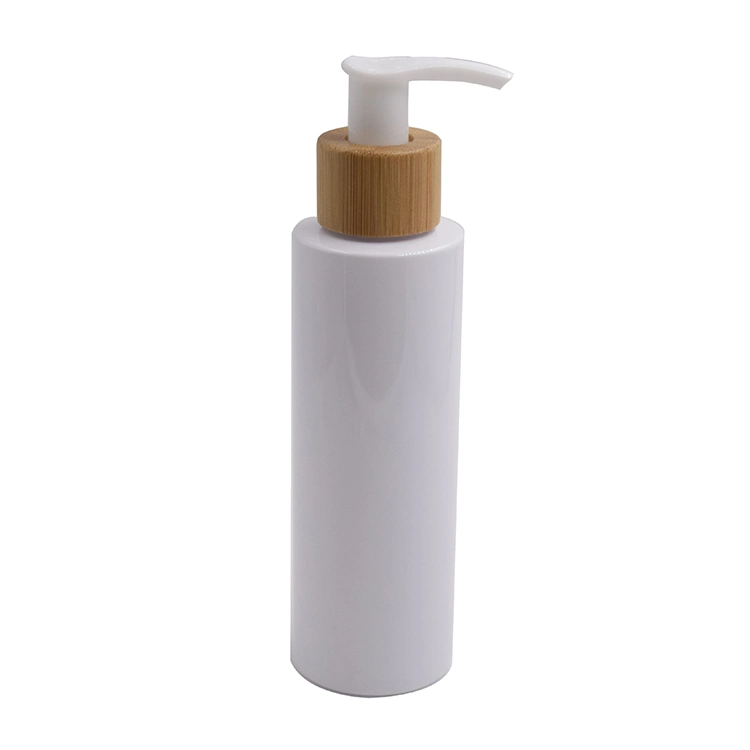 Wholesale 250ml Bamboo Plastic Square Rectangle Pet Bottle