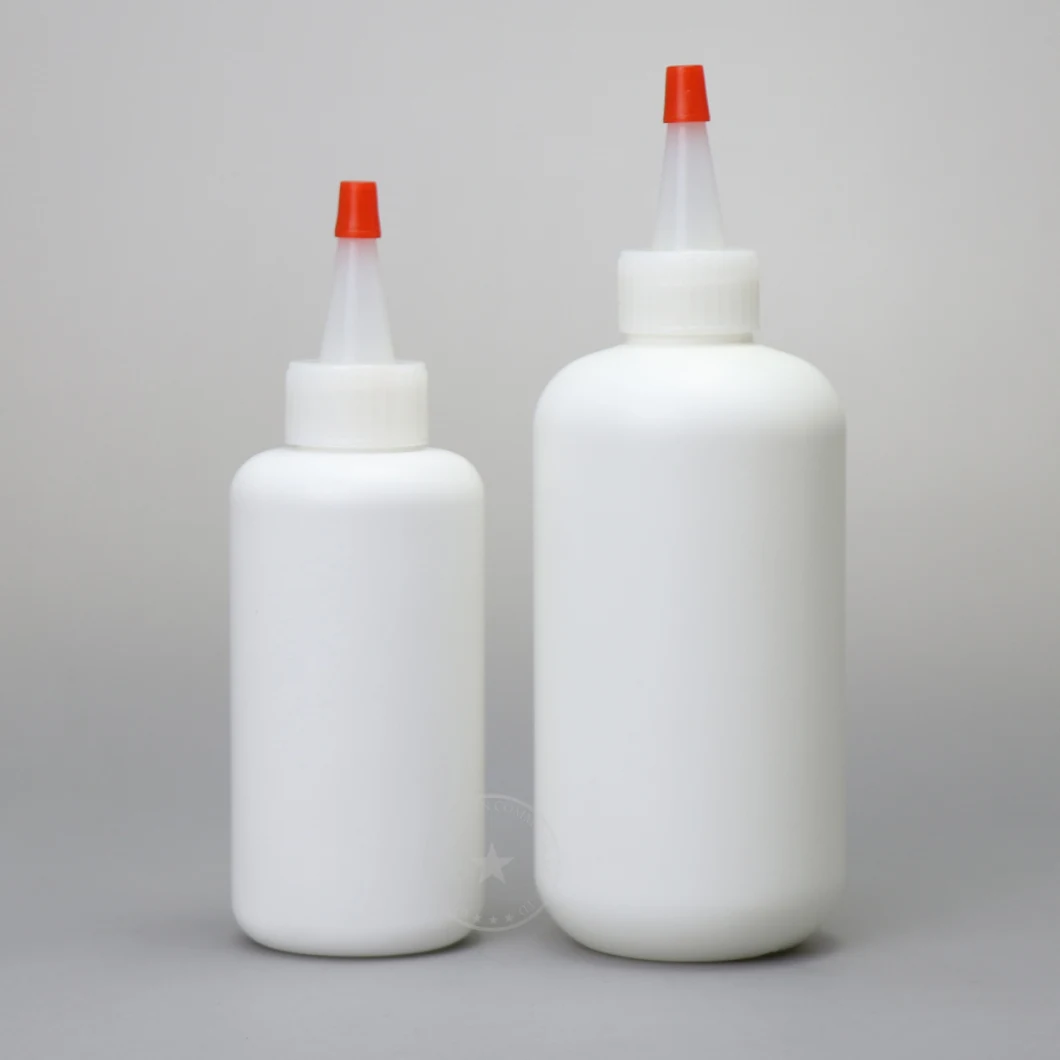 120/250ml Plastic Cosmetic HDPE Cleaner Round Squeeze Bottle with Flip Top Cap