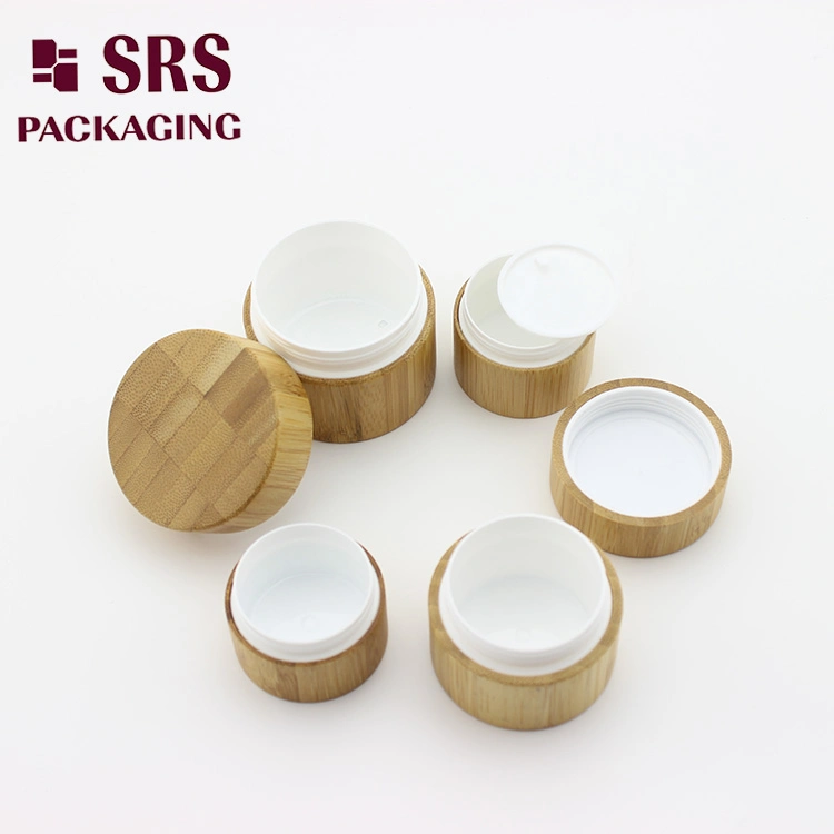 Bamboo 15ml 30ml 50ml Packaging Cream Serum PET lotion Airless Cosmetic Amber Glass pump Inner plastic Dropper roll on roller Essential Oil Perfume Spray Bottle