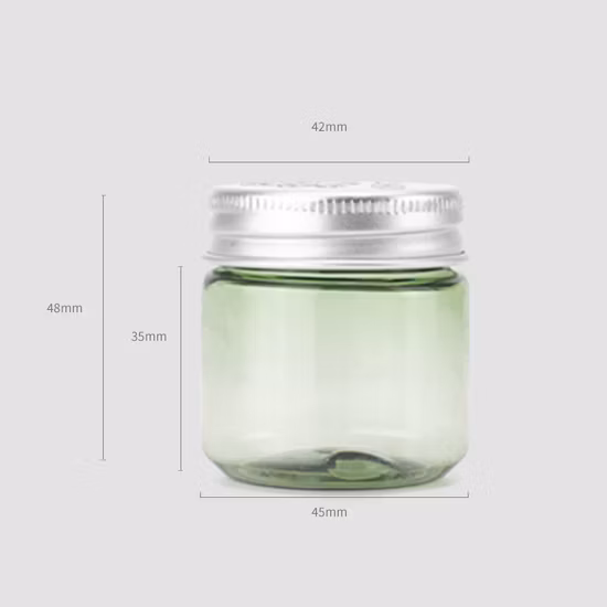 SRS 화장품 포장, 친환경, 3g, 5g, 10g, 15g, 30g, 50g, 80g, 100g, 150g, 금, 에어리스, 투명, AS PETG, PET 식품 등급, 스킨 케어, 페이스 마스크, 크림, 손톱, 헤어 , 플라스틱 용기