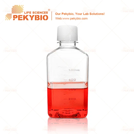 Pekybio Pet Square 시약병 멸균 60ml, 125ml, 250ml, 500ml, 1000ml