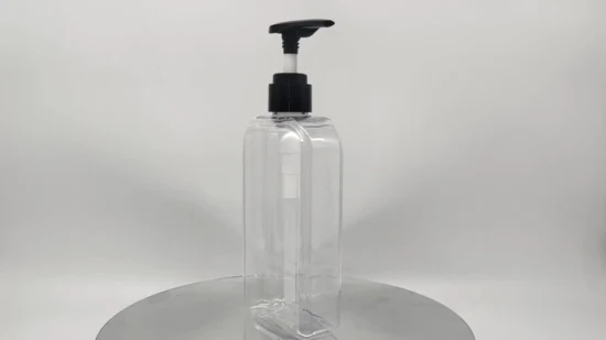베이비 케어 샴푸 샤워 젤 제품 포장을 위한 500ml 둥근 평면 HDPE 플라스틱 병