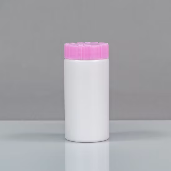 제조업체 무료 샘플 68ml 원통형 고밀도 뜨거운 판매 빈 산소 방지 식품 의료 건강 제품 무광택 피부 HDPE 플라스틱 병