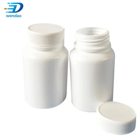 알약용 OEM PE 60ml 플라스틱 HDPE 사각 화학병